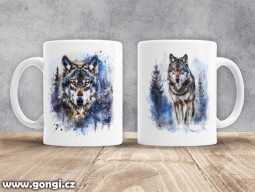 Hrnek - 0397 - Forest - Vlk v krajině 01